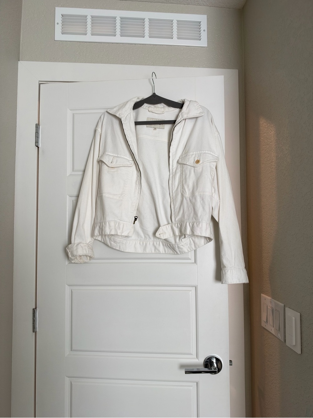 White Denim Buck Mason Jacket